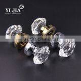 Wholesale Import Hardware Furniture Bedroom Glass Crystal Door Handles thumbnail-4