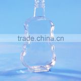XO violin shaped glass bottle