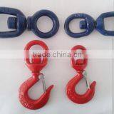 Forged chain swivels , eye swivel hoist hook