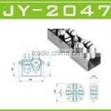JY-2047|360 Degree Swivel Roller Track|Dual-in-line Logistic Conveyor|Heavy Duty Slide Rail Chain thumbnail-2