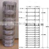 Ranch Woven 2.5mm Wire 1.8m High Galvanized Livestock Fencing