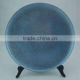Newest Design Oval Plastic Wedding Cheap Charger Plates Wholesale/plastic Blue Charger Plates thumbnail-6