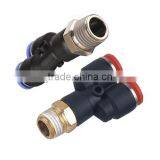 Y Type Ppr Hose Connector With Male Brass Valve ,pu Connector thumbnail-3