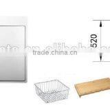 POATS PS-801 Stainless Steel Sink Size: 860X520X200mm thumbnail-1