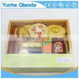Fun Durable Wooden Food Set for Years of Play Wooden Breakfast Set Solid Wood Version thumbnail-2
