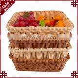 S&D Household Accessories Wicker Crafts Natural Poly Rattan Wholesale Fruit Baskets thumbnail-4