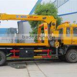 Dongfeng 4*2 Medium Duty Wreckers With 5 Ton Crane for Sale thumbnail-4