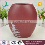 Red Color Modern Ceramic Vase Home Decoration thumbnail-2