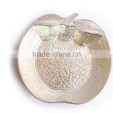 Low Price Wedding Gift Item, Return Gift, Home Decoration Brass Silver Plated Fruit Tray thumbnail-1
