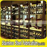 Custom Made Stainless Steel Wine Cabinet for Bar Restaurant thumbnail-4
