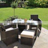 2017 Sigma Hot Sale Customized All Weather Antique Metal Resin Wicker Classic Coffee and Tea Set thumbnail-1