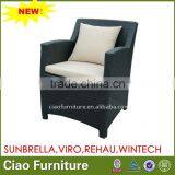 Garden Chair Wintech Wicker Chair With Cushion thumbnail-1