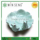 Lotus Shape Decorative Ceramic Frog thumbnail-2