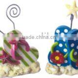 Polyresin Name Card Holder With Slipper Design thumbnail-1