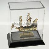 Gold Plated Decorative Sailing Ship With Crystals From Swarovski thumbnail-3