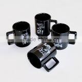 11OZ Solid Color Mug With Cute Customized Decal Printing,square Handle thumbnail-1