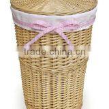 Linyi Wholesale Round Rattan Laundry Basket thumbnail-3