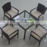 Rattan Dining Table and Chair or Cane Dining Set thumbnail-1