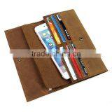 New Custom Men's Italian Vegetable Tanned Leahter Passport Cover thumbnail-2