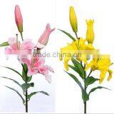 PU Pink Artificial Lily thumbnail-1