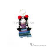 Animal Fabric Keychain, Handmade in Vietnam, thumbnail-2