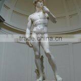 Famous David Sculpture Replica Nude Male Garden Marble Statues