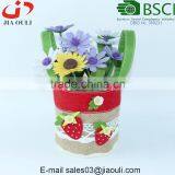 New Design With Felt Strawberry Decorative Jute Planter Pot Cover thumbnail-2