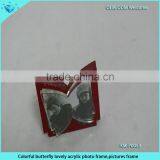 Lovely Heart Shape Clear Acrylic Photo Frame With Magnet for Wedding thumbnail-4