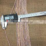 3mm Pink Freshwater Pearl Strand thumbnail-2