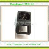 AC Power Socket Industrial Socket Pin Block C14 With Switch 3-in-1 Switch With Brush Pin XD-110-B thumbnail-1