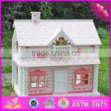 2016 Top Fashion Lovely Wooden Victorian Dollhouse for Kids W06A041C thumbnail-3