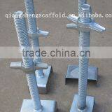 ADJUSTABLE JACK BASE U Head Scaffolding Construction