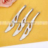 Mirror Polishing Leaf Shape Cover Eyebrow Tweezer in Beauty Salon thumbnail-2