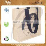 PP Laminated Jute Tote Bag With Cotton Web Handle thumbnail-2