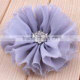 Handmade Shabby Chiffon Flower Clip for Kids Hair Accessories thumbnail-5