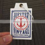 2016 Hot Sale Customized Fashionable Jeans Paper Swing Tags Hang Tags With High Quality thumbnail-3