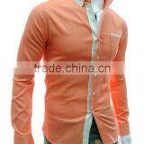 Fashion Candy Colors Luxury Collar Mens Fitted Formal Party Casual Dress Shirts thumbnail-4