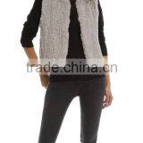 2016 Winter Popular Fashion Women Rabbit Fur Vest thumbnail-1