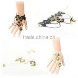 2015 Hot Selling Lace Bracelet&ring Sets Bride Wedding Jewelry Set Wholesale thumbnail-6