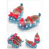 2017 Wholesale Price Lovly Cute Fancy Wedding Princess Baby Shoes With Big Bow thumbnail-2