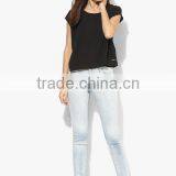 Latest Jeans Tops Girls Jeans Pent Ladies Biker Jeans thumbnail-3