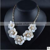 F20006N latest style shell pearl necklace women decorative necklace