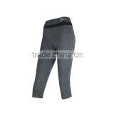 Cheap Sexy Girls Dark Grey Plain Quick Dry Wearing Yoga Pants thumbnail-4