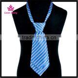 Wholesale Polyester Necktie Top Quality Baby Boys Tie Soft Fabric Adjustable Stripe Baby Necktie thumbnail-6