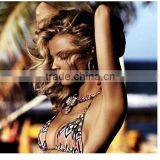 2016 Hot Sales Bulk Flower Resin Crystal Material Gold Chain Flower Pendant Shourouk Statement Necklace Semi Precious Jewellery thumbnail-6