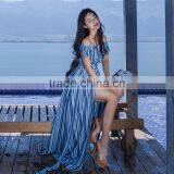 Z&M Maxi Beach Dress Ladis Maxi Dress Women Sexy Dress thumbnail-1