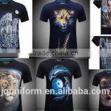 2016 New Design 100% Cotton Animal Men T-shirt Printing