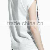 Sweet Teen Girls Heart Print Rolled-up Sleeves White Korean Fashion Cotton T Shirt thumbnail-2