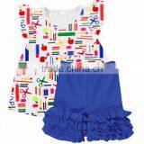 2017Wholesale Children's Boutique Clothing Back to School the Little Girl's Summer Skirt Suit thumbnail-1