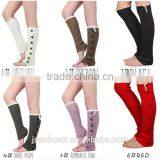 2014 Wholesale Hot Sale Open Knit Lace Trim Knitted Leg Warmer thumbnail-1